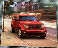 2007 Dodge Nitro - Original 36-Page Automotive Dealer Sales Brochure - MINT picture