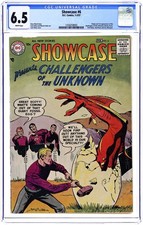 Showcase #6 CGC 6.5 1957 1254259003 1st and origin Challengers of the Unknown picture