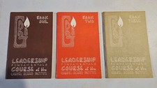 Vintage 1963 GABRIEL RICHARD INSTITUTE Leadership Fundamentals Course Book 1,2,3 picture