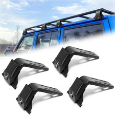 Roof Rack Gutter Mount Brackets for Jeep Wrangler JL JK 2007–2024, Gladiator JT picture