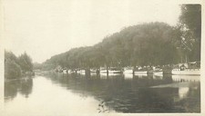 Rochester NY River Canal Boats RPPC Real Photo Postcard c1915 Waterway picture