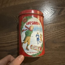 Vintage 1990’s Life Savers Roll Candy Tin Ltd Ed Christmas Holiday Keepsake picture