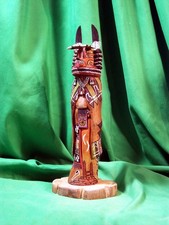 Hopi Kachina Doll - The Badger Kachina by Wally Grover - Amazing picture