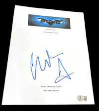 CHRISTIAN BALE SIGNED AUTOGRAPH MOVIE SCRIPT THE DARK KNIGHT BECKETT BAS COA F picture