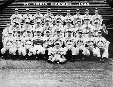 Team portrait St Louis Browns baseball team St Louis Missouri 1949- Old Photo picture
