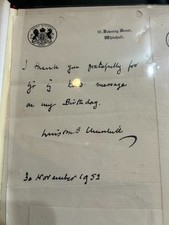 Signed Political Letters & Pictures by Churchill, Herbert Hoover, Eisenhower, picture