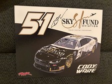 Cody Ware Signed Promo Hero Card Nascar Autographed 2026 picture