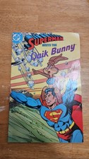 1987 DC Comics, Vintage Superman Meets the Quik Bunny Very Good Condition picture