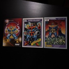 1990 1991 1992 Marvel Comics Impel Trading Card #79 85 126 Thanos MINT Set 🔥 picture