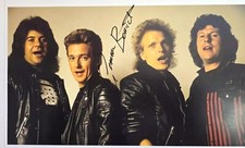 Graham Bonnet Hand Signed presentation A4 on glossy print 