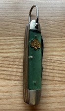 Vintage Girl Scouts Pocket Knife Green Official GSA Knife Kutmaster picture