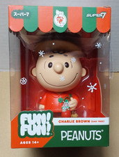 Super7 Fun Fun Holiday Peanuts 75 Years Charlie Brown (Sad Tree) Vinyl Figure picture