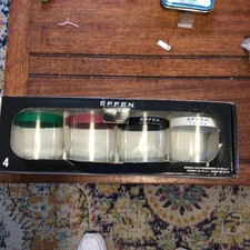 EFFEN VODKA Clear w/  Logo Lettering  Glass Lot (SET OF 6) picture
