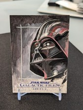 2013 Topps Star Wars Galactic Files S2 1/1 Sketch Lee Kohse Darth Vader picture