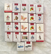 Hallmark Keepsake Miniature Christmas Ornaments - Lot of 19 picture