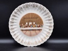 Vintage Sanders Mfg Co Plate, Lord's Supper, 1st Edit., 10