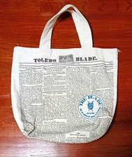 VINTAGE THE TOLEDO BLADE NEWSPAPER CARRIER TOTE BAG UNUSED NEW picture