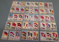 1963 Topps Lot of 75 (25 Uncut) & 1 (Cut) Flags Cards of the World Vintage Card picture