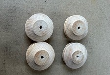4 new Wooden Clock Pulleys picture