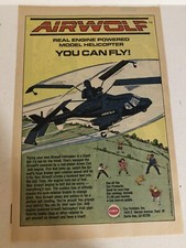 1984 Airwolf Helicopter Cox Hobbies Print Ad pa21 picture
