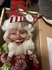 Mark Robert’s Candy Cane Elf Figurine Christmas Ornament  picture