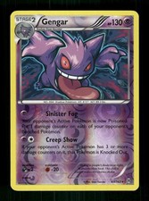 Gengar 60/162 Rare BREAKthrough Pokemon Reverse Holo MP/LP Saya Tsuruta picture