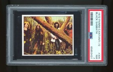 RARE 1972 Panini Cantanti Black Sabbath (PSA 7) (VERY LOW POP) picture