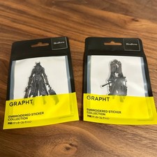 Bloodborne Embroidered Sticker Set Hunter & Lady Maria GRAPHT Made in Japan New picture