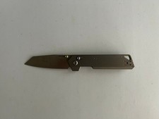 Vosteed Parallel A3503 Crossbar Lock Knife Gray Titanium picture