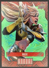 2023-24 Upper Deck Marvel Annual Magik Green Parallel 397/499 #47 X-Men picture