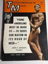 TOMORROWS MAN JAN 1962 PHYSIQUE PHOTOGRAPHY & ART MAGAZINE GAY Interest RARE picture