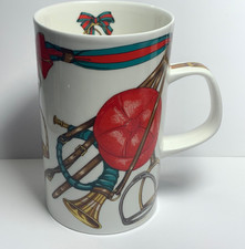 GUCCI PORCELAIN VINTAGE MUG  ENGLAND FINE BONE CHINA  KNIGHT EQUESTRIAN DESIGN picture