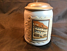 German Mettlach 0.5L Tapestry Beer Stein picture