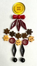 19 Vintage Bakelite Buttons; Includes Diamonds, Gears, Balls & Chunky picture
