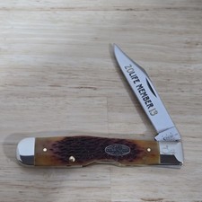 2013 Case XX 6111 1/2 SS Dynasty Jigged Expresso Bone Cheetah Case Collectors... picture