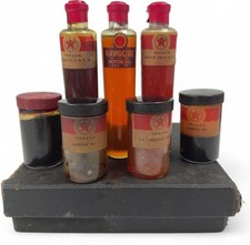 Vintage Texaco Oil Salesman Sample Kit Havoline Marfak Lubricants w/Box picture