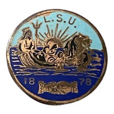 SCARCE 1878 Lake Seamens Union LSU Lapel Pin L.S.U. International ISU ISUA picture