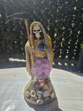 Santa Muerte Blessed Color Yellow Size 13