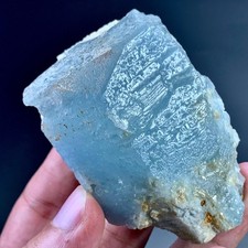 838 CT Natural Terminated Aquamarine Crystal From Skardu Pakistan picture
