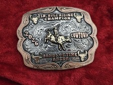 Sr. Bull Riding RODEO☆X~TREME☆2026☆COWTOWN TEXAS☆CHAMPION TROPHY BUCKLE☆Rare☆T88 picture