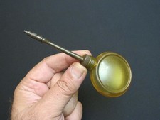 Unusual Small Vtg Transparent Thump Pump Oil Can/Oiler Antique/Rare Tool picture