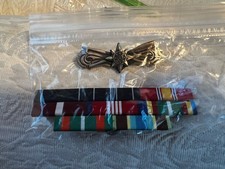 U.S. Coast Guard Ribbon Bar Lot With Coxswain Insignia USCG Military picture