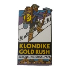 Klondike Gold Rush National Historical Park Climbers Scenic Travel Souvenir Pin picture
