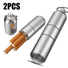 2pcs Aluminum Cigarette Case Box Holder Anti-Collision Splash Proof Scratch Gift picture