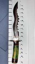 Handmade Fantasy Knife Bowie Scaled With Sheath 15” picture