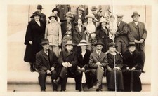 VTG Photo Postcard 1923 Blaine WA Peace Arch Beautiful Women Handsome Men Formal picture