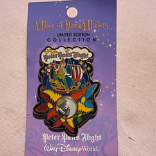 Disney A Piece of Disney History Peter Pan's Flight Pin LE 2500 picture