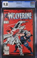 Wolverine #2 (1988) - CGC 9.8 - Silver Samurai + Jessica Drew appearance picture