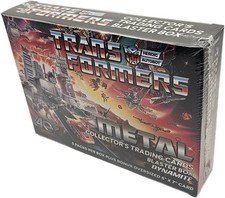 2026 Dynamite Transformers 40th Anniversary Metal Trading Cards Blaster Box picture