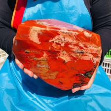 12.49LB Large Natural Red Jasper ore standard Quartz Crystal Healing Sample 4437 picture